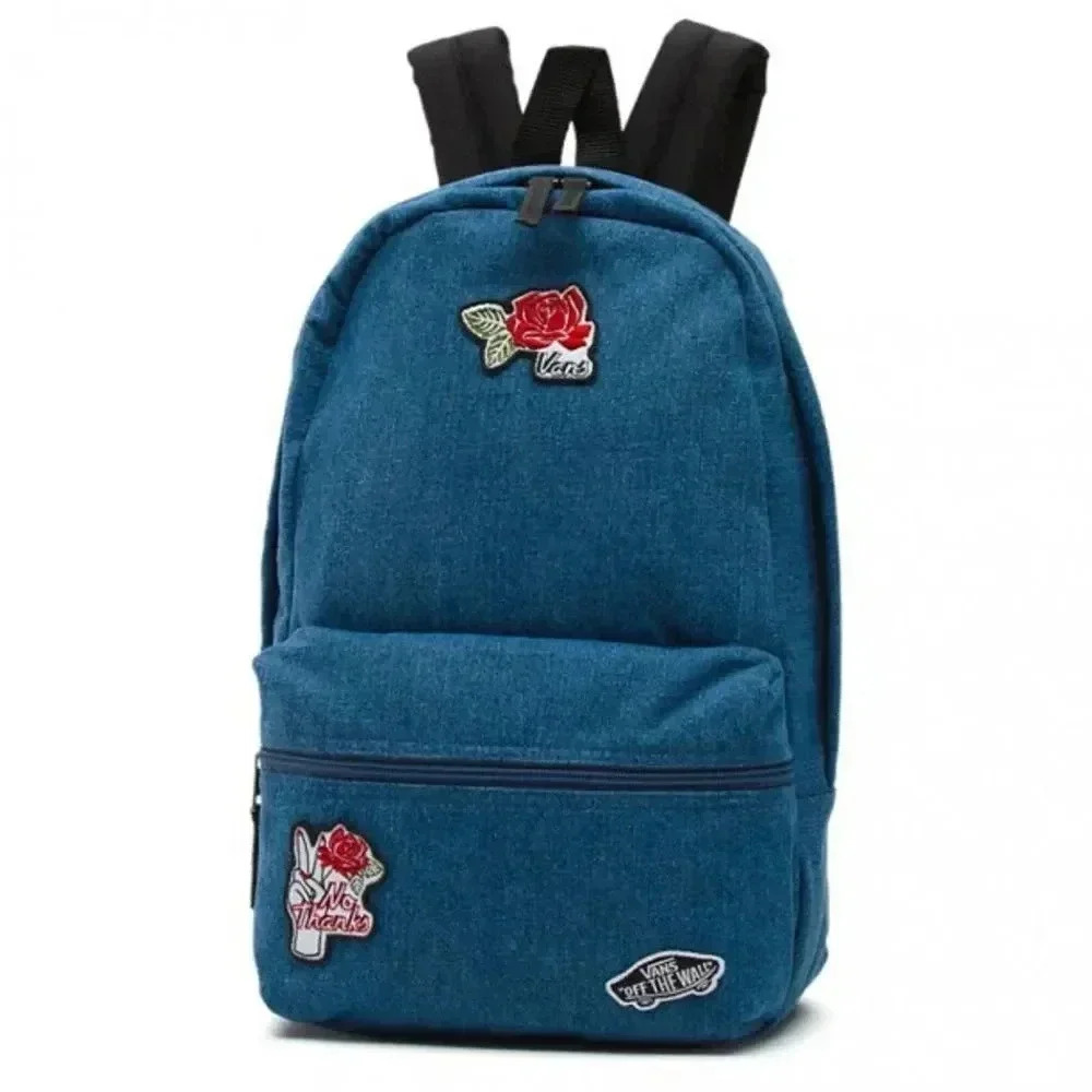 Vans Calico Denim Patch Mini Backpack - image 1